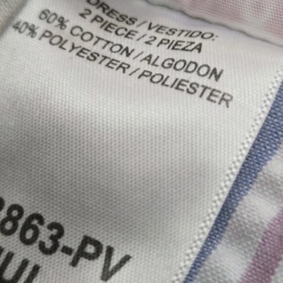 Girls Size18m Jessica Ann Multicolored Dress Pastel Spring Easter Rainbow Preppy - Picture 5 of 5